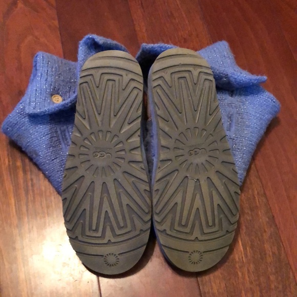 Purple UGG Cardigan Boots - Picture 3 of 7